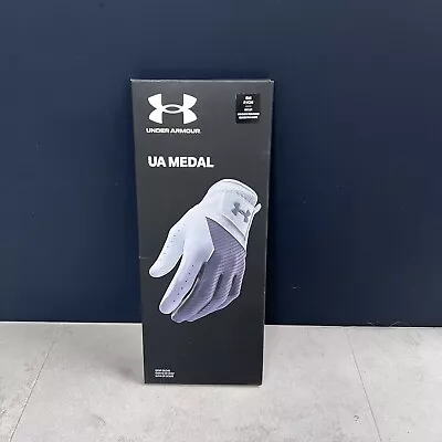 Under Armour Medal Golf Glove White Mens Left Hand Size Small New! • £9.99