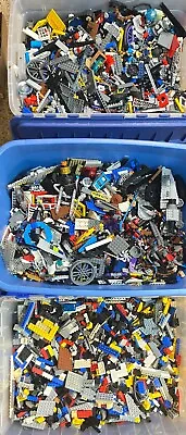 LEGO Bulk  5 Lb Bricks Parts Pieces Star Wars Ninajgo Potter Marvel DC + No Figs • $20.16