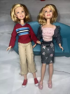Mary-Kate And Ashley Olson Twins Dolls Vintage 1999 In Original Clothing • $25.99