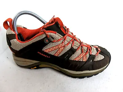 Merrell Shoes Womens Size 7 Siren Sport Brown Orange Leather Trail Hiking J16156 • $19.75