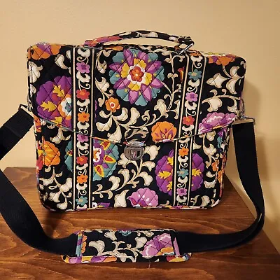 Vera Bradley Crossbody Messenger Laptop Bag Rio Floral Design • $19.95