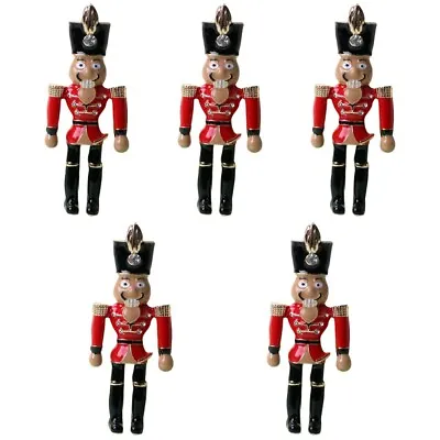 Set 5 Nutcracker Brooch Costume Jewelry Kids Sweater Decorate Miss Woman • $16.70