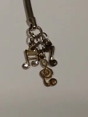 Musical Note Charms Keyring Accessory • $9