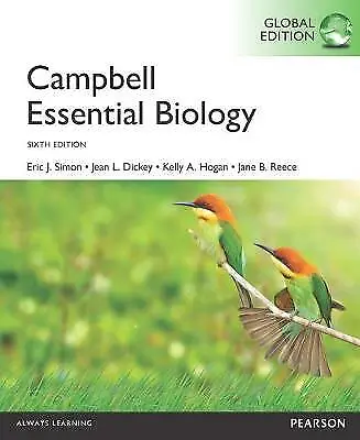 Campbell Essential Biology Global Edition By Jane Reece Jean Dickey Kelly... • £6.13