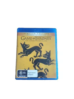 GAME OF THRONES The Complete Fourth 4th Season 4 Four Limited Exclusive Blu-ray • $8.95