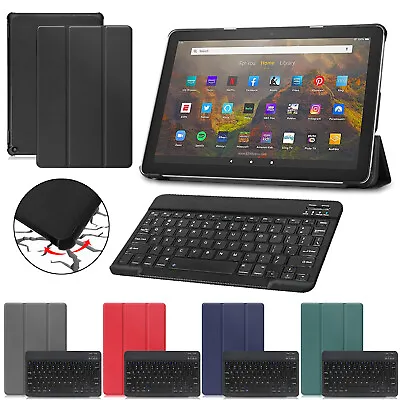 US For Amazon Fire 7/HD 8/HD 10/10 Plus Tablet Keyboard Slim Leather Case Cover • $19.99