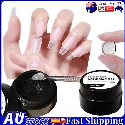 5x Solid Nail GlueAdhesive UV Gummy Gel False Nail Glue Nail Art Manicure Gel • $9.61