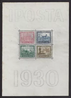 Germany 1930  IPOSTA S/s Mint** Michel # Block 1    $ 1920.00 • $350