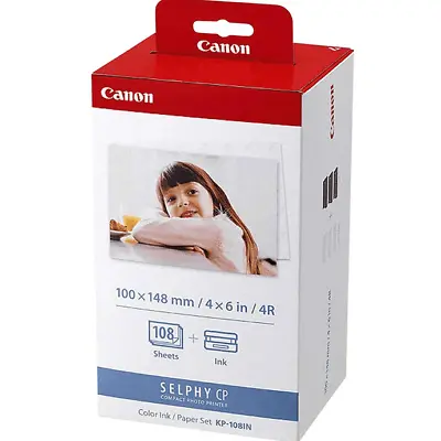 NEW Canon KP108IL Ink Cartridge And Paper Pack 108 Sheets Selphy • $68.95