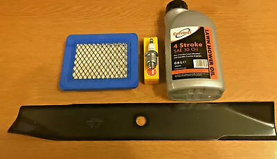 £24.95 • Buy Hayter Hunter 41 Service Kit Engine Oil Sparkplug Airfilter And 16  HD Blade 300