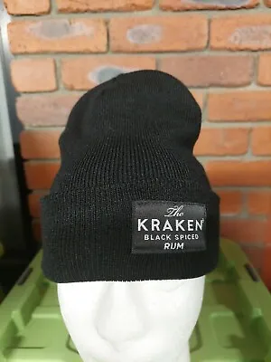 $19.99 • Buy The Kraken Black Spiced Rum Adults Size Beanie Hat 