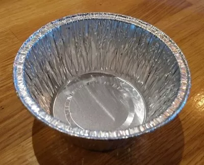 £15.49 • Buy 100 Pcs Deep Aluminium Foil Container Round Pie Dishes Pudding Cases 110mm