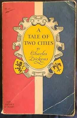 A Tale Of Two Cities By Charles Dickens Vintage 1957 PB The Pocket Library • £12.05