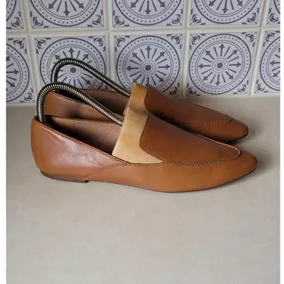 Madewell The Frances Skimmer Leather Loafers Women's 9 • $65