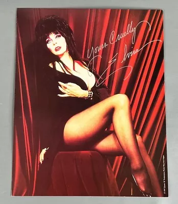 Elvira Fan Club Photo (1997) Mistress Of The Dark NOS Vintage Art 8 X 10  • $36.94