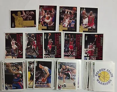 Upper Deck NBA Basketball 95 96 Collector's Choice Full Set &  Jordan Collection • $250
