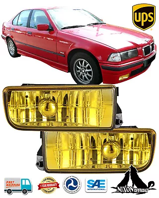 Fog Lights For 1992-1999 BMW 3 Series E36 318i 320i 323i 325i 328i Bumper Lamps • $36.99