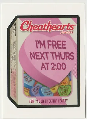 2018 Garbage Pail Kids Valentine's Day #4 Wacky Packages Cheathearts GPK SP Rare • $299.99