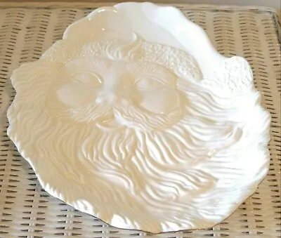 Mikasa Holiday Elegance Santa's Cookie Plate Large Serving Dish Holiday Table  • $18