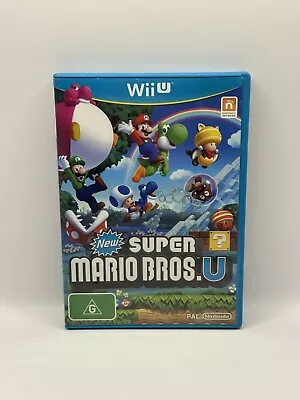 New Super Mario Bros. U (Nintendo Wii U 2012) No Manual - PAL - Free Postage • $24.99