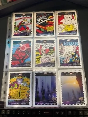 2022 UD Marvel Beginnings Cosmic Alpha Complete Insert Set CA1-CA9 • $7.65