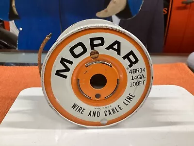 Vintage MOPAR Wire Spool W Old Fabric Covered Wire Lamp Light Car OLD Truck Auto • $74.95