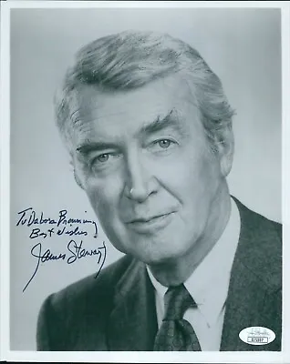 James Jimmy Stewart Actor Signed 8x10 Glossy Photo JSA Authenticated • $74.99