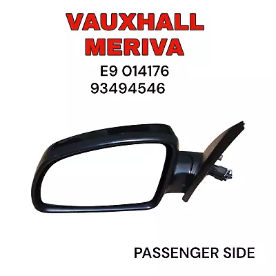 Vauxhall Vectra Sri  Meriva Passenger Side Front Wing Mirror 93494546  E9014176 • $16.15