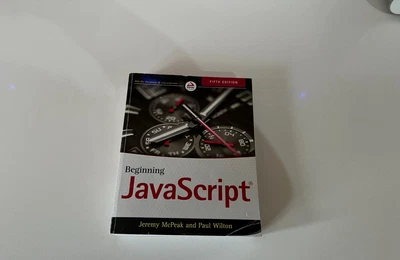 £11 • Buy Beginning JavaScript By Jeremy McPeak (Paperback, 2015)