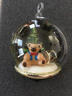 Komozja Family Collection Christmas Bear With Drum & Tree Ornament • $79.99