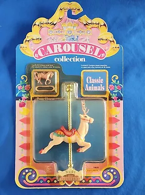 NIB Frosty Reindeer Vintage Matchbox Carousel Collection Classic Animals 1989 • $32.50