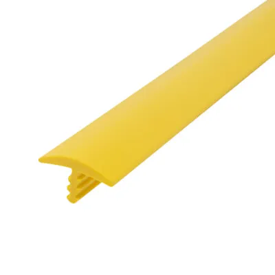 Outwater Plastic T-molding 5/8 Inch Camarie Yellow Flexible Polyethylene Center • $111.99