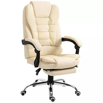 Executive Office Chair High Back With Footrest Swivel Massage Gaming Chair  • $119