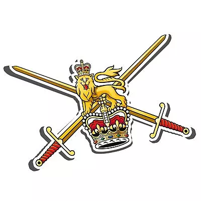 British Army Regiments Corps Cap Badges Waterproof Vinyl Stickers Decal Squaddie • £3.19