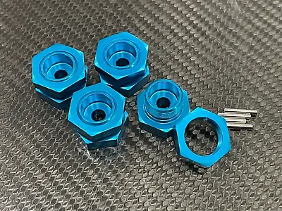 Aluminum Wheel Adapter 23mm Hex For Traxxas T-Maxx 2.5 3.3 / E-Maxx Blue • $17.99