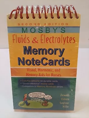 Mosby's Fluids & Electrolytes Memory NoteCards: Visual Mnemonic And Memory Aid • $10.99