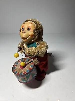 £48.20 • Buy Vintage Monkey Playing Drums Wind Up Still Works. Rare Find.  Unmarked.