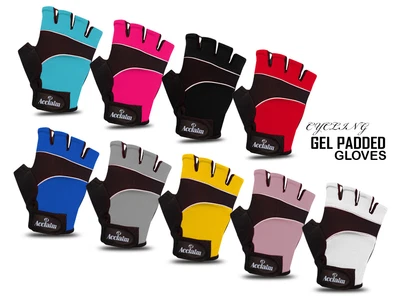 £4.99 • Buy ACCLAIM Fitness Gel Padded Cycling Mens Gym Weight Lifting Wheelchair Gloves