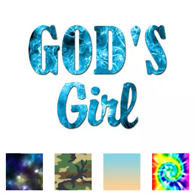 God's Girl Religion - Vinyl Decal Sticker - Multiple Patterns & Sizes - Ebn3488 • $17.96