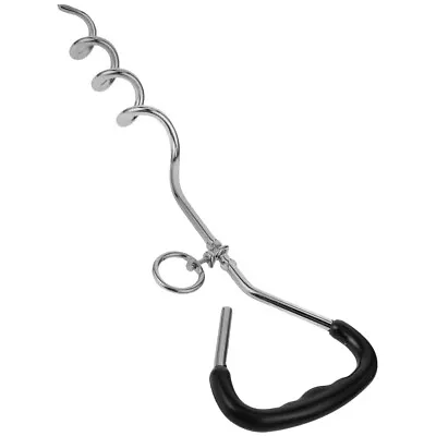 Dog Stake Heavy Duty Dog Ground Stake Dog Ground Anchor Spiral Ground Stake • £10.88