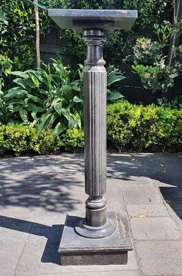 $125 • Buy Antique Pedestal Display Stand For Indoor Plants Or Other Dispay Items.