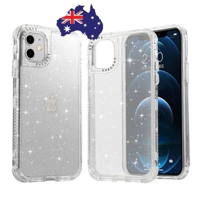 $11.69 • Buy For IPhone 13 Pro Max 12 Pro 11 XR XS 8 7 Bling Clear Case Bumper Phone Cover