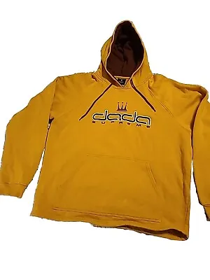 Dada Supreme Gold Cotton/Spandex Men's 3xl Hoodie Pre-owned  • $55.30