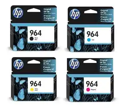 $37.72 • Buy HP 964 Genuine Ink Cartriges OfficeJet, OfficeJet Pro Fresh Sealed