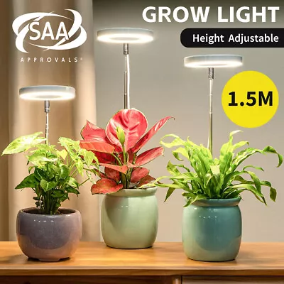 72 LED Grow Light Plant Growing Full Spectrum Dimmable Indoor Plants Ring Lamp • $30.99