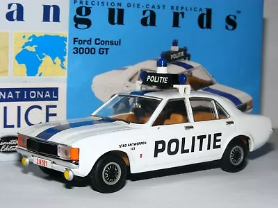 Vanguards VA05508 Ford Consul 3000 GT Antwerp Police LTD ED 1/43 • £12.50
