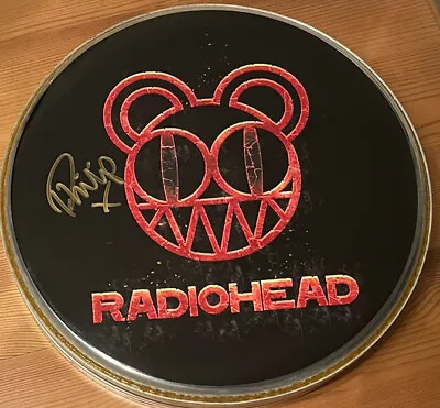 £65 • Buy Radiohead - Signed Autographed Drum Head, Philip Selway