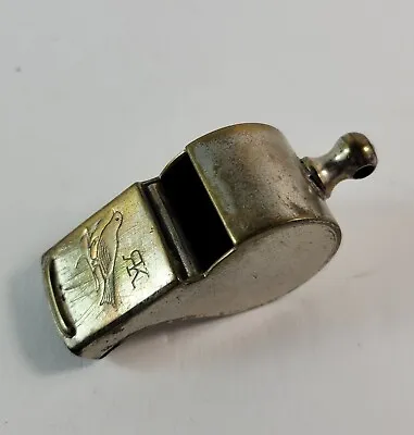 Vintage Military Or Police Whistle Marked RK And Bird Design 2  Metal Pre-1950's • $37.99