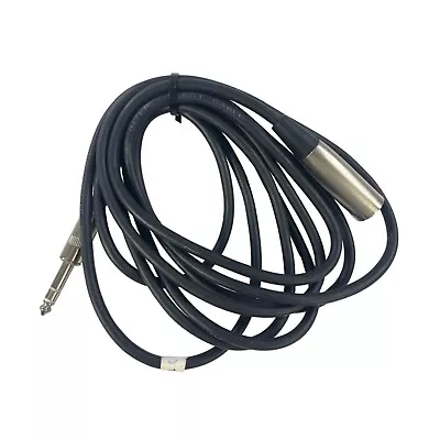 Hosa 10ft Interconnect Cable Audio Cable Male XLR To 1/4  TRS #b • $6.96