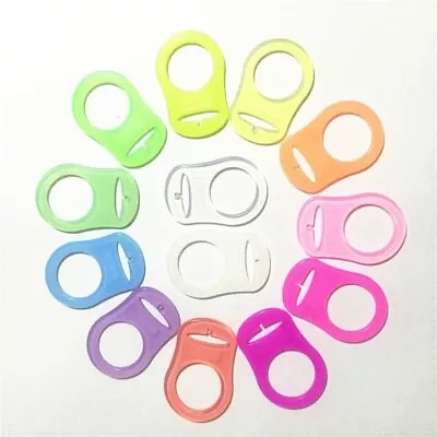 Dummy Adapter Ring For Button-style MAM NUK Baby Silicone Pacifier Clip UK • £1.30